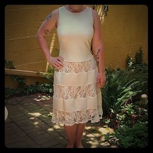 Cream Lace Dress